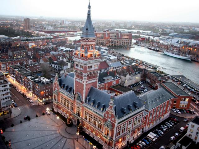 Hôtel De Ville Dunkerque Vue Aérienne