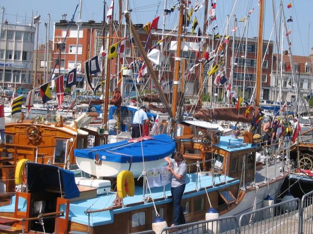 Little Ships Docked In Dunkirk